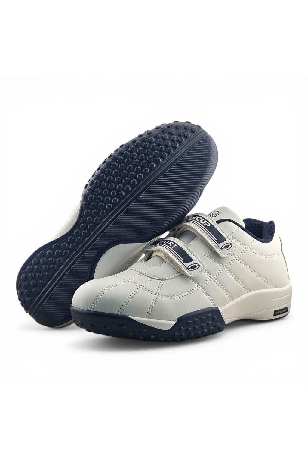 White / Navy