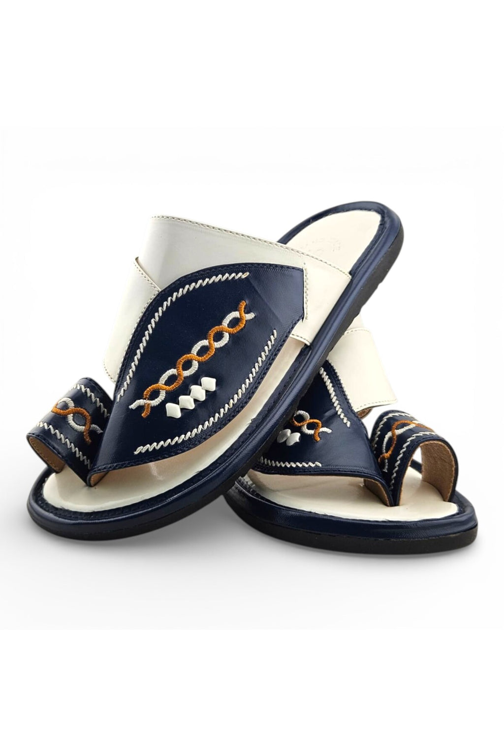White / Navy