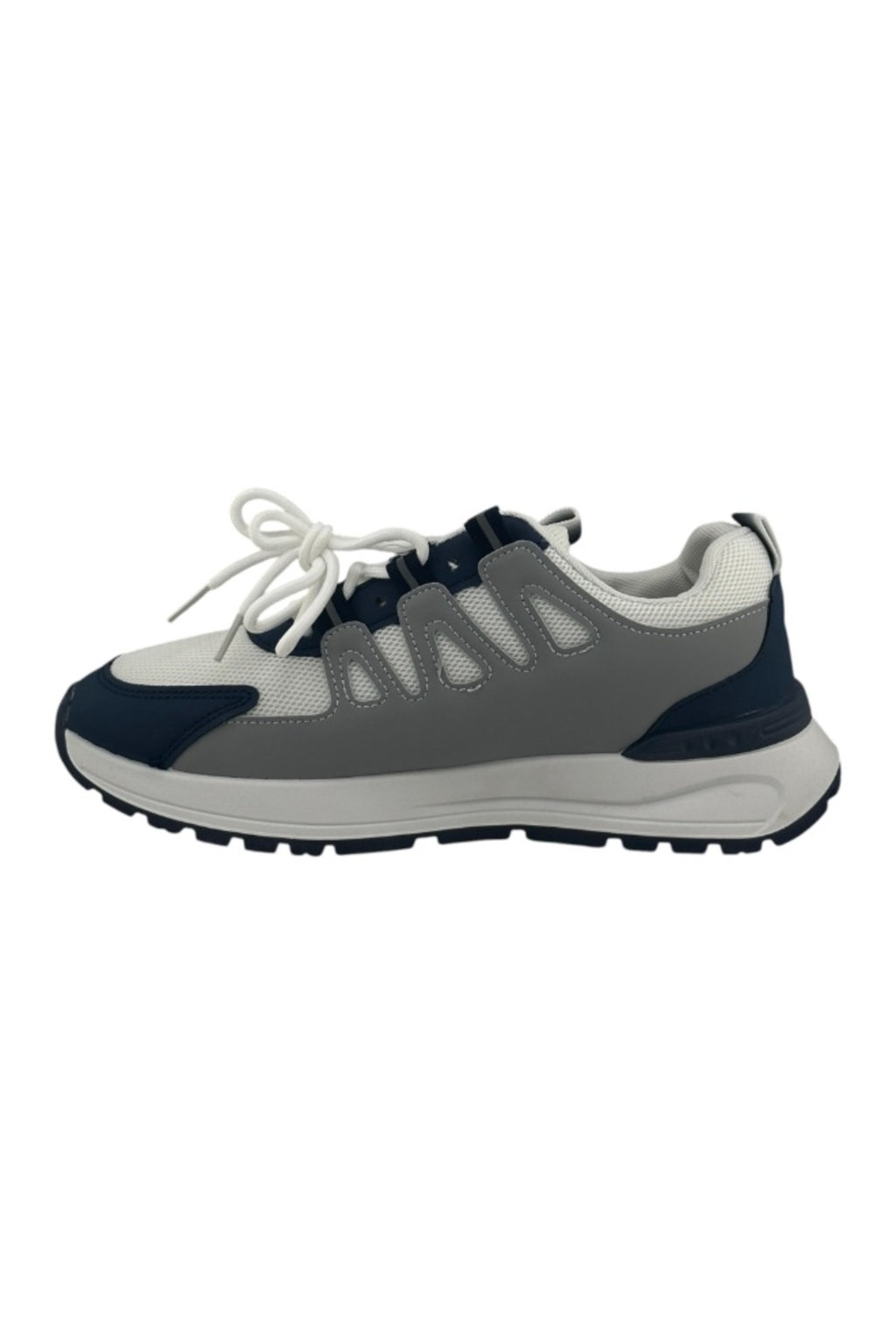 White / Navy