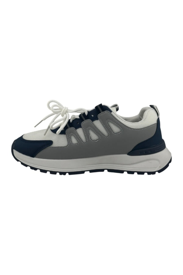 White / Navy