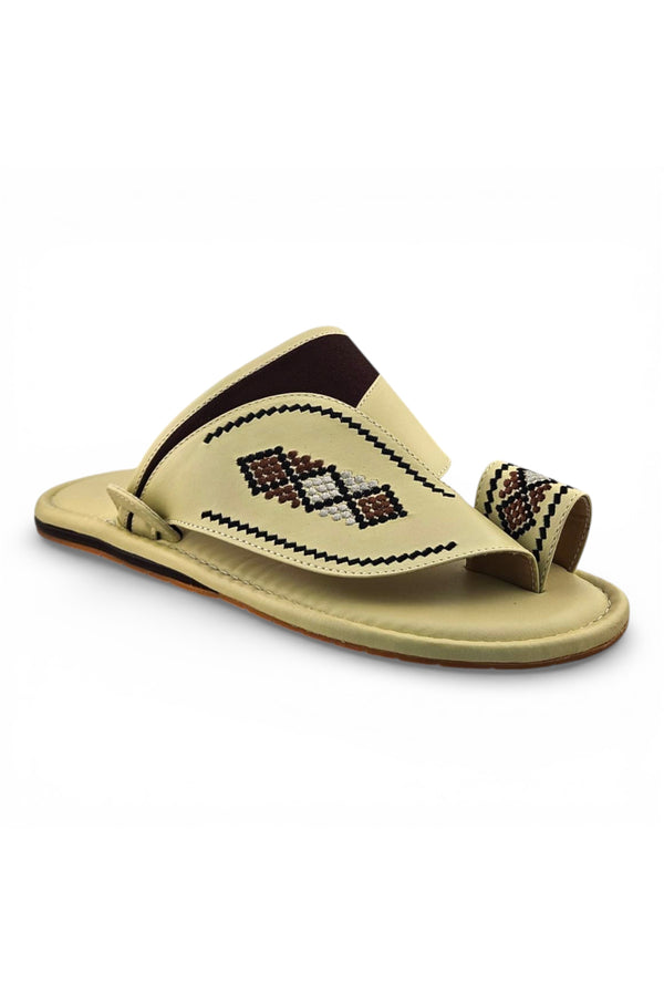 Cream / Brown