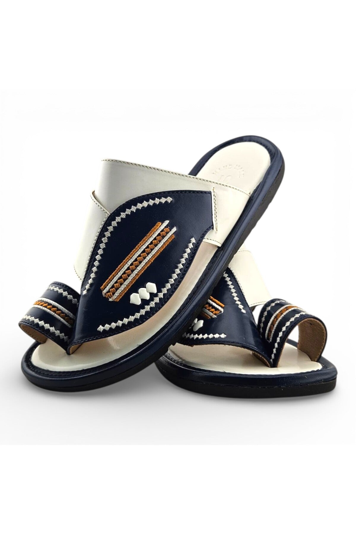 White / Navy