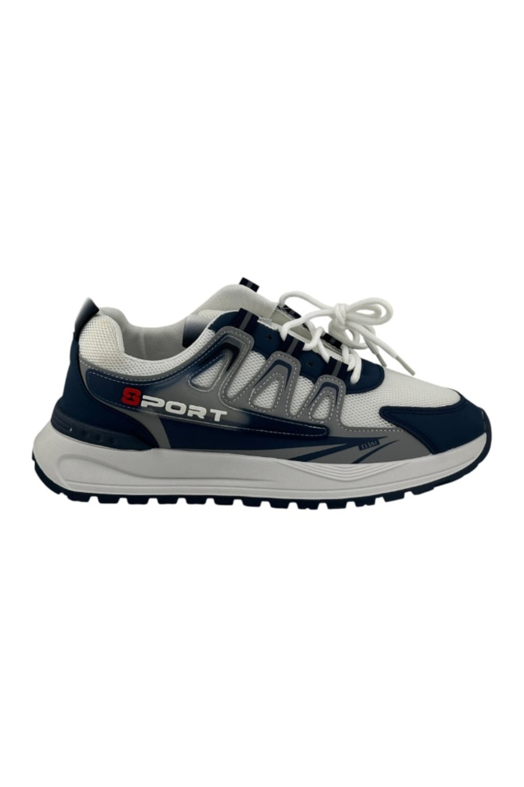 White / Navy