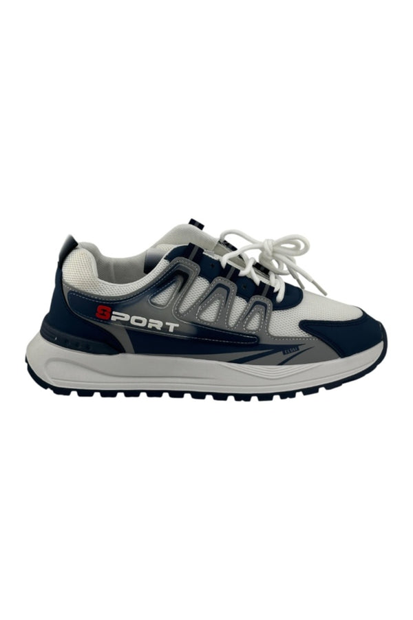 White / Navy