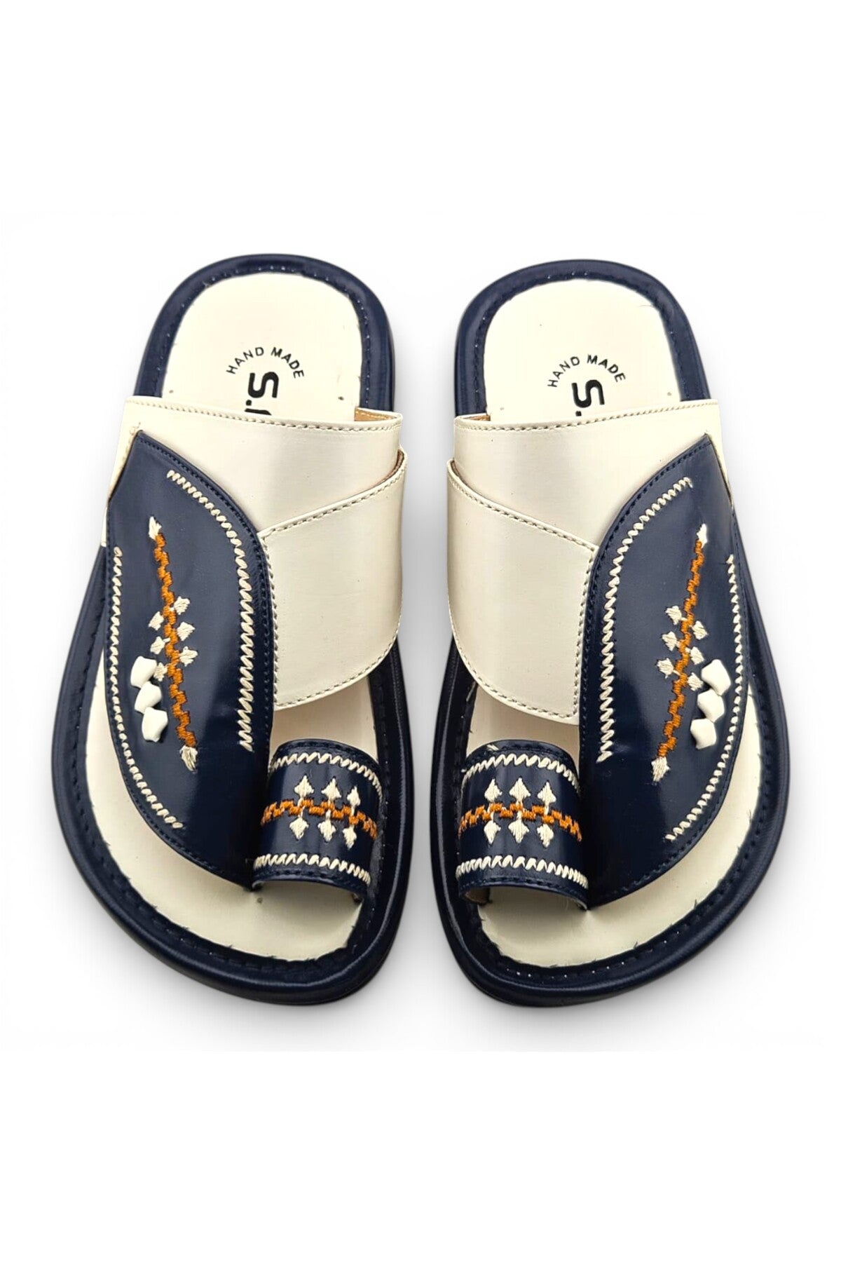 White / Navy