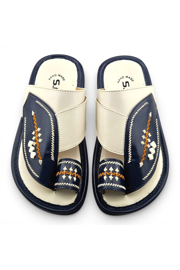 White / Navy