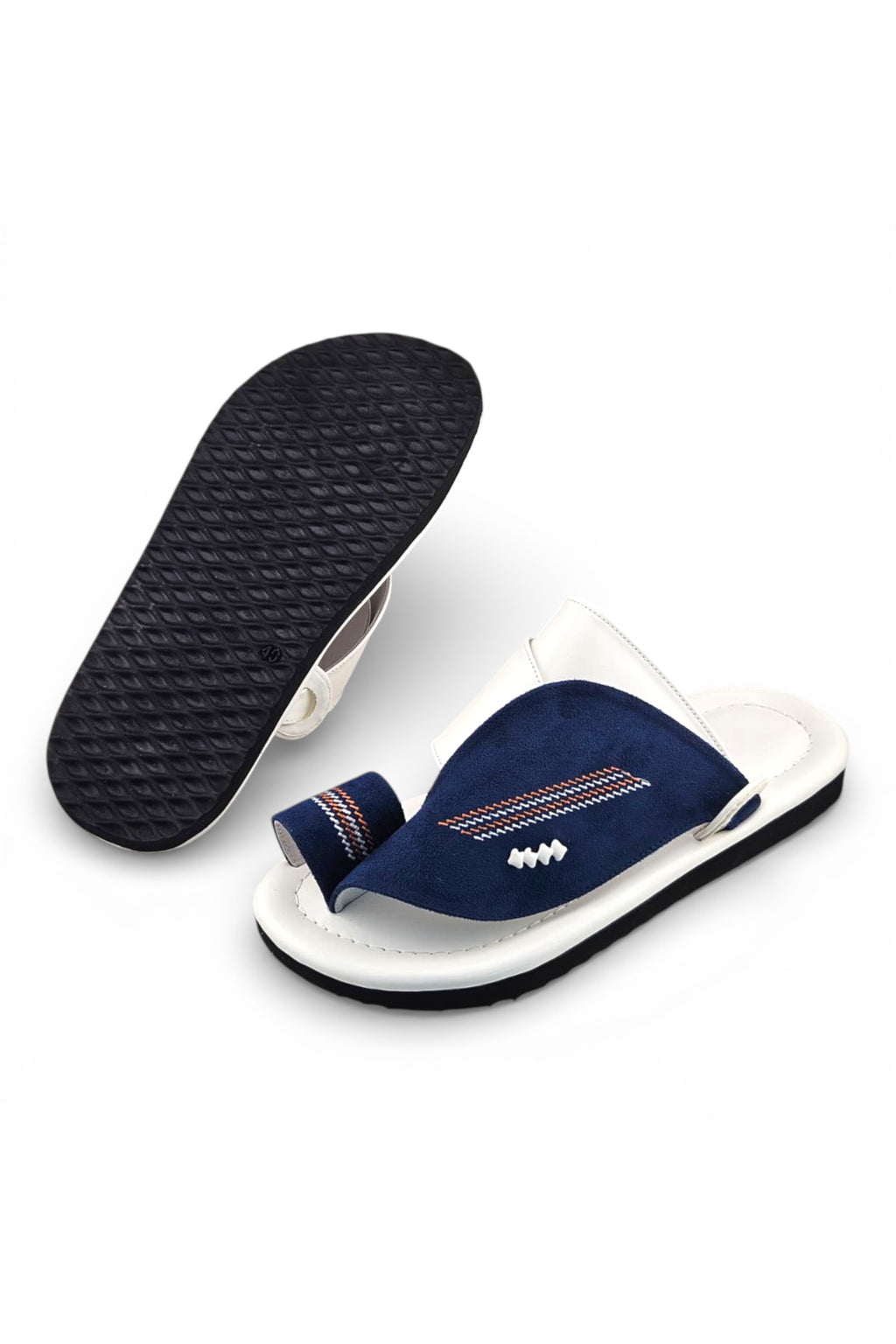 Navy / White
