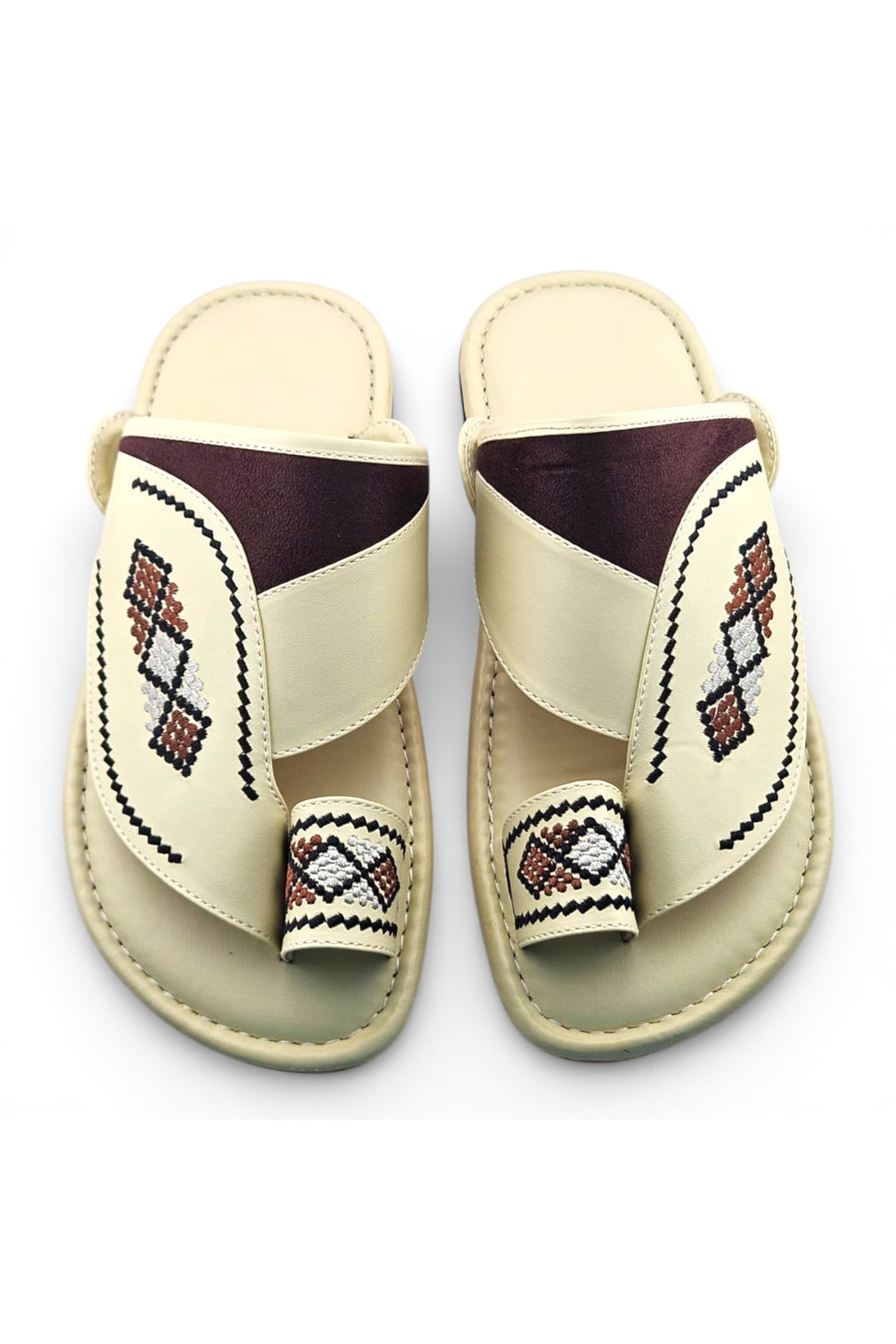 Cream / Brown
