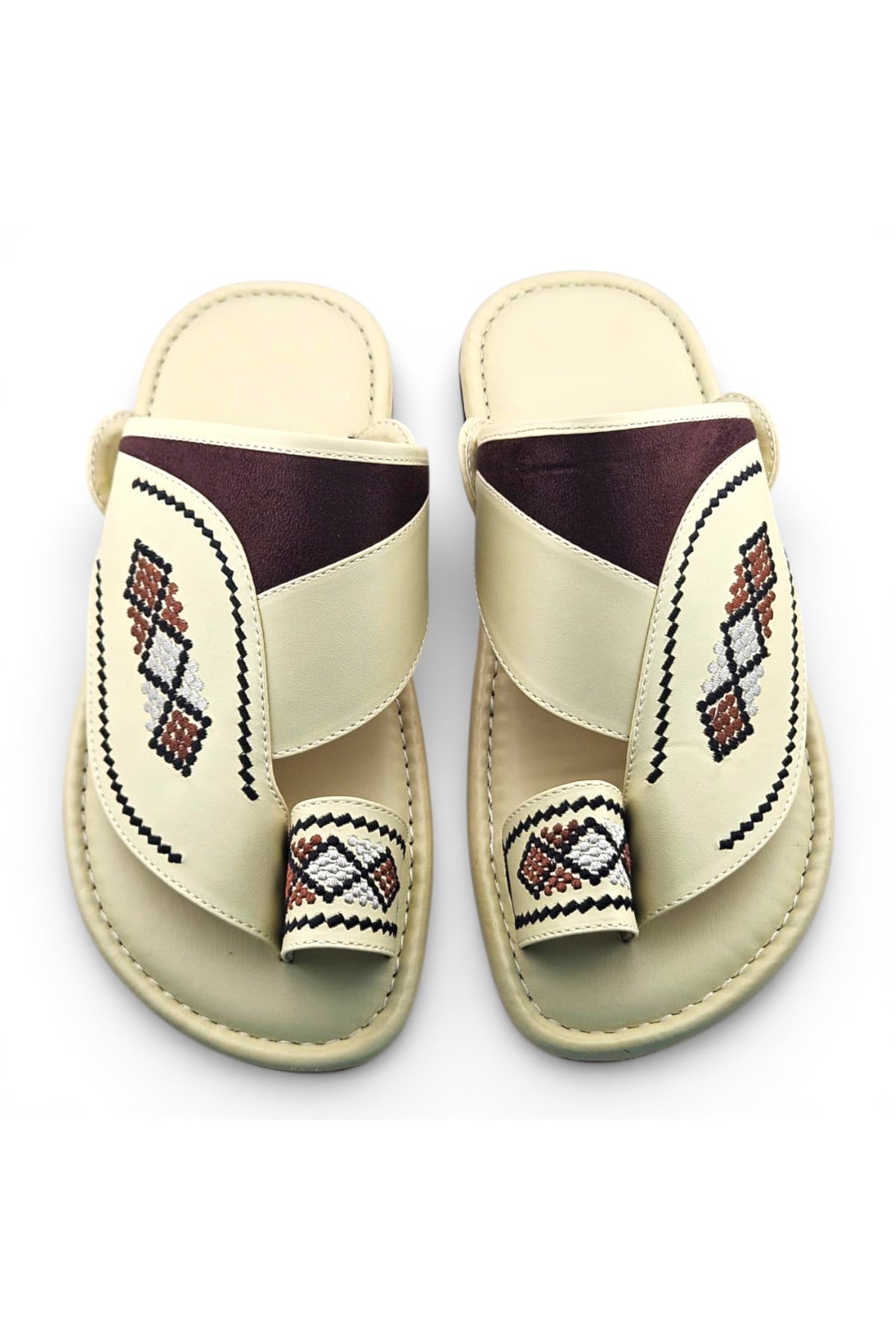 Cream / Brown