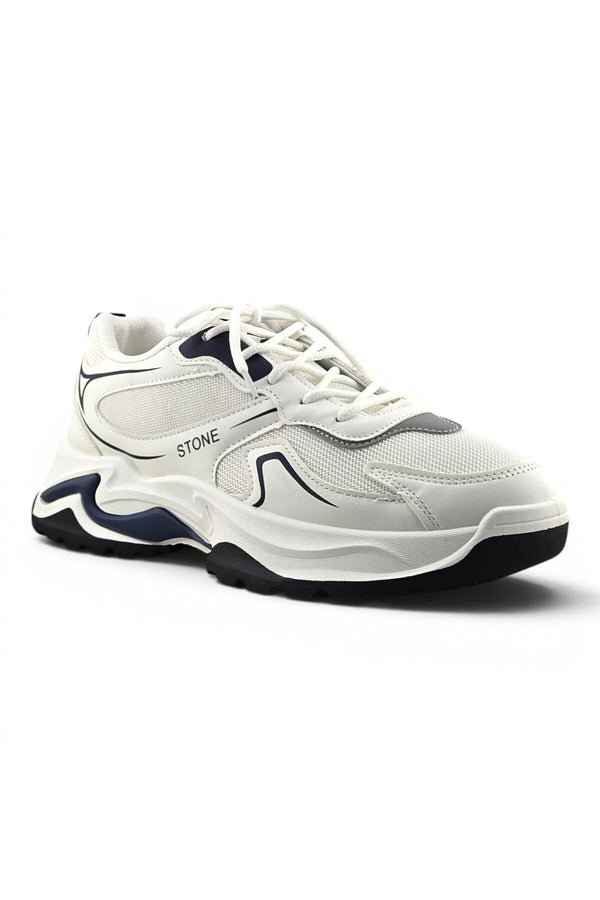 White / Navy