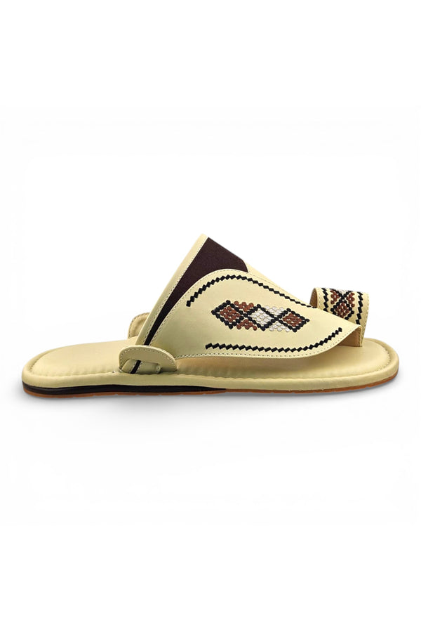 Cream / Brown
