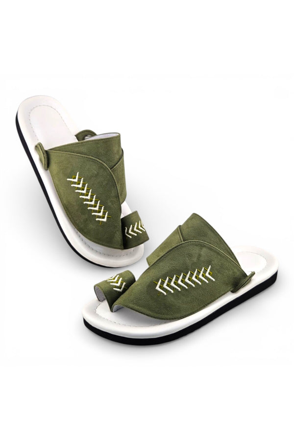 White / Olive