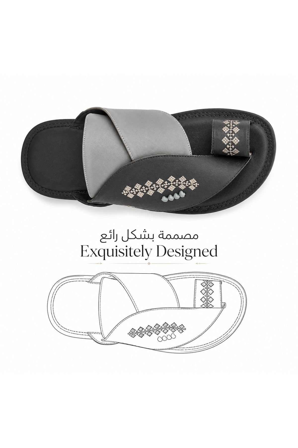 Footprint Men's Comfort Arabic Sandals (Sharqi) Secondary image