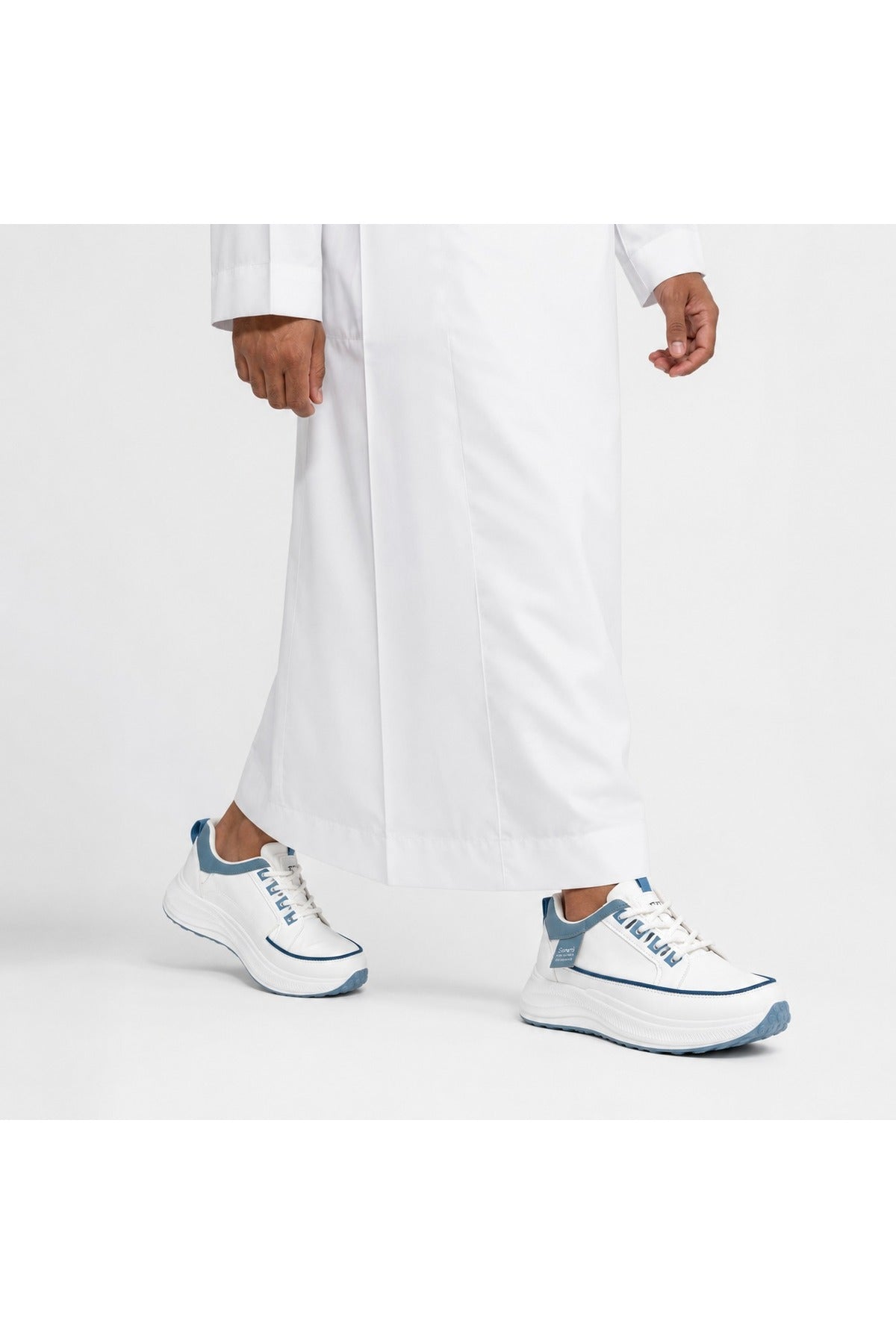 White / Sky Blue