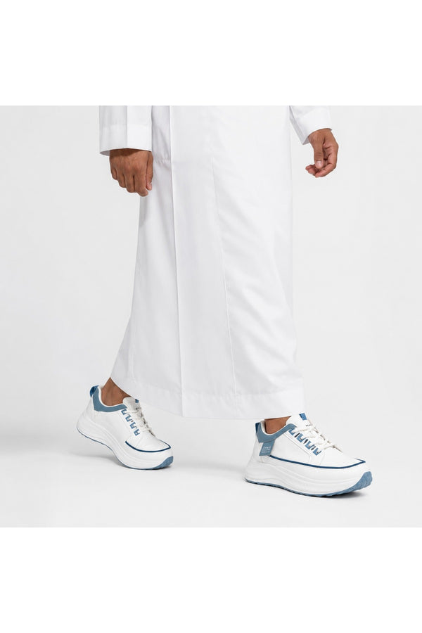White / Sky Blue