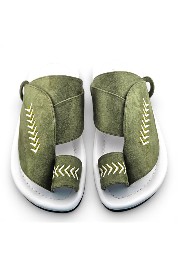 White / Olive