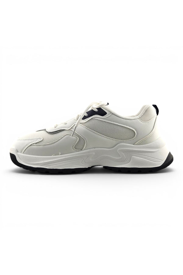 White / Navy