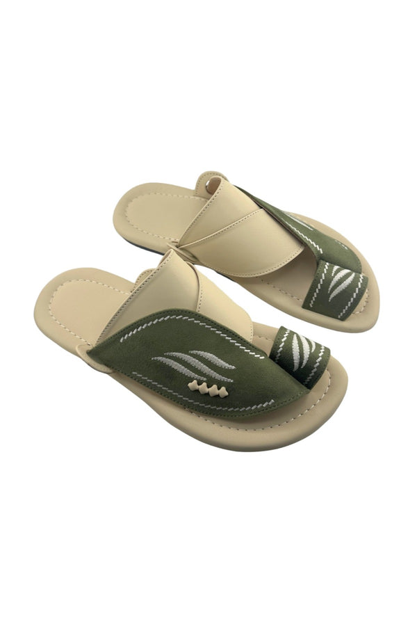Olive / Cream
