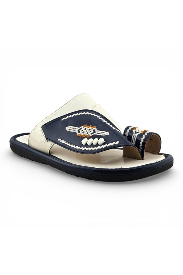White / Navy