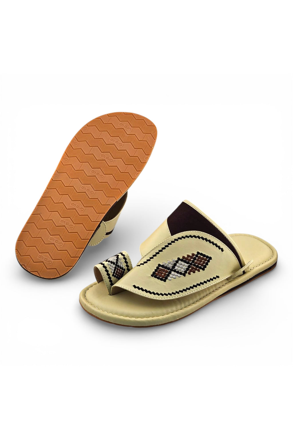 Cream / Brown