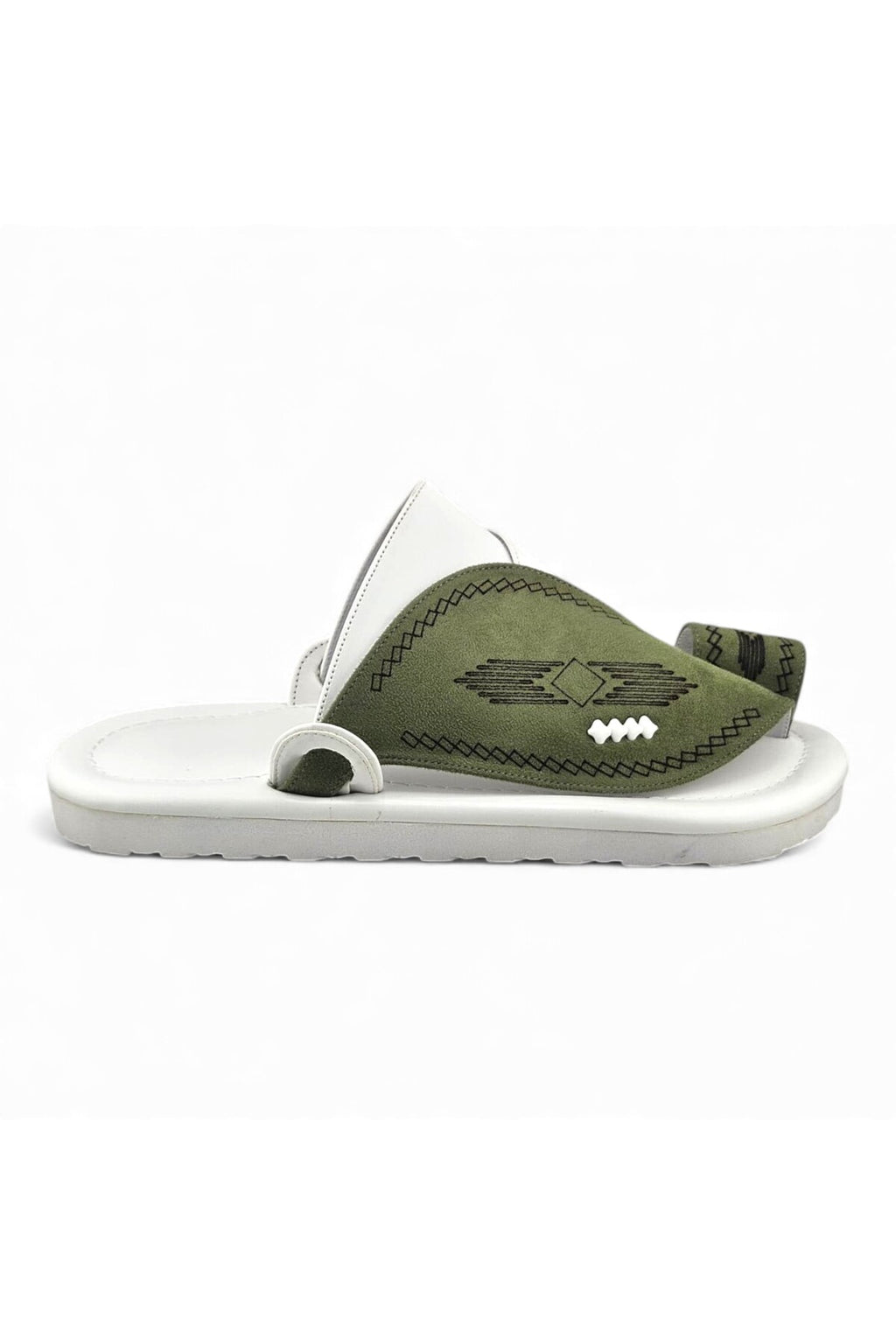 Olive / White