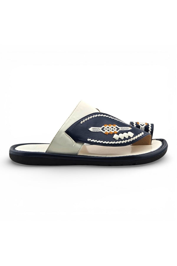 White / Navy