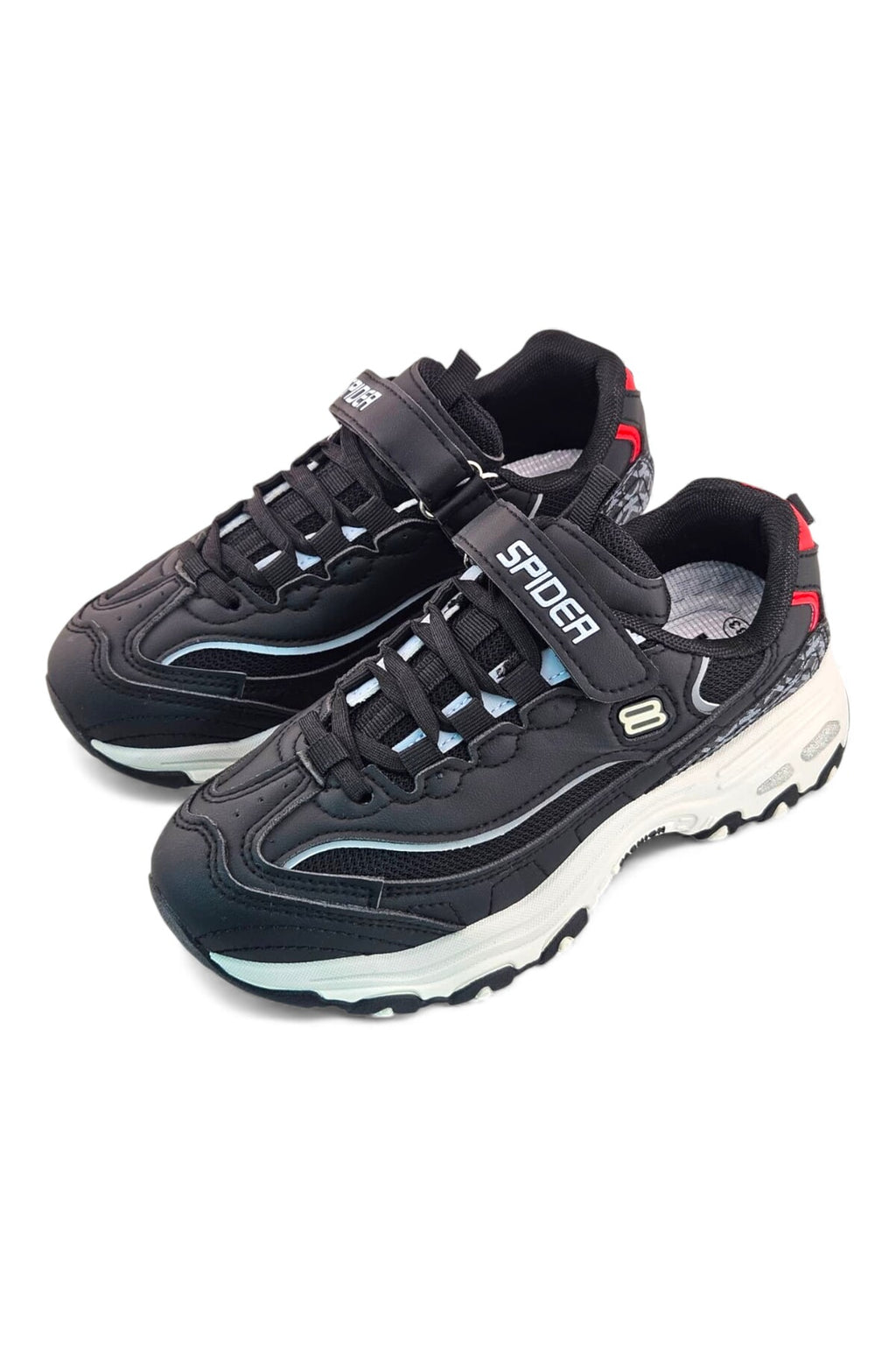 Black / Light Grey / Red