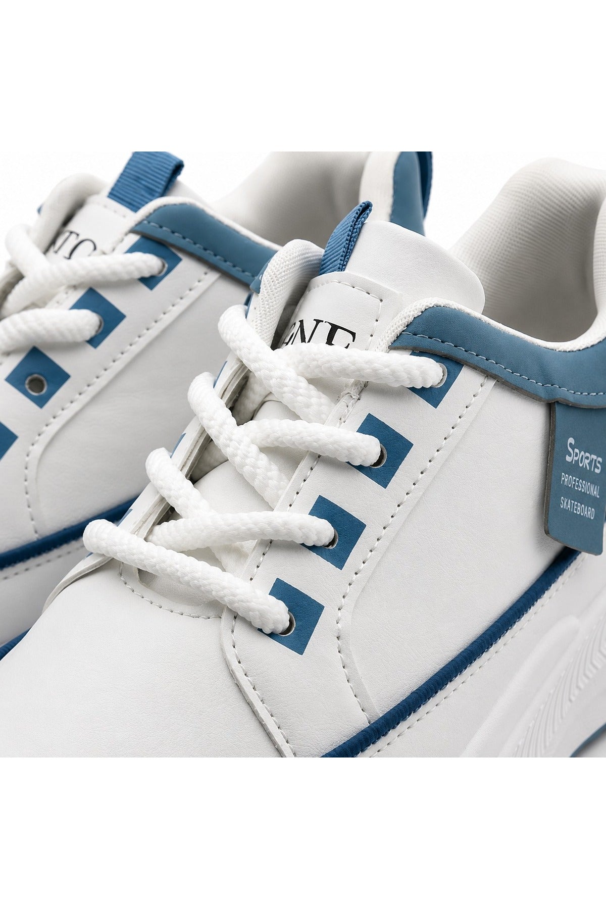 White / Sky Blue
