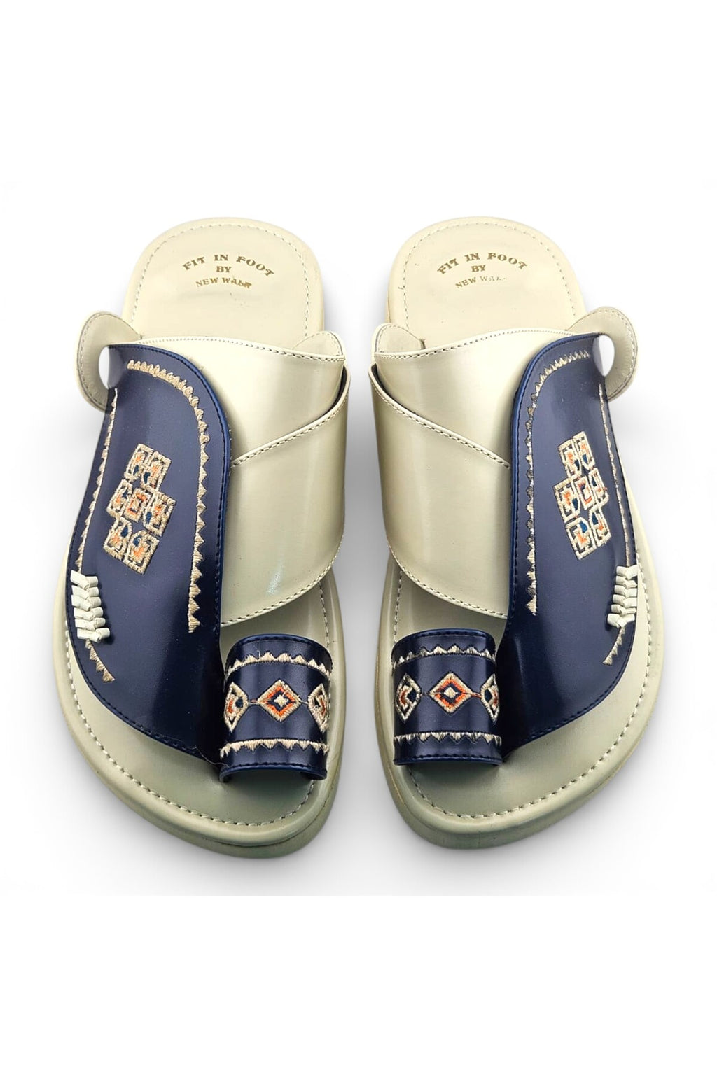 Beige / Navy
