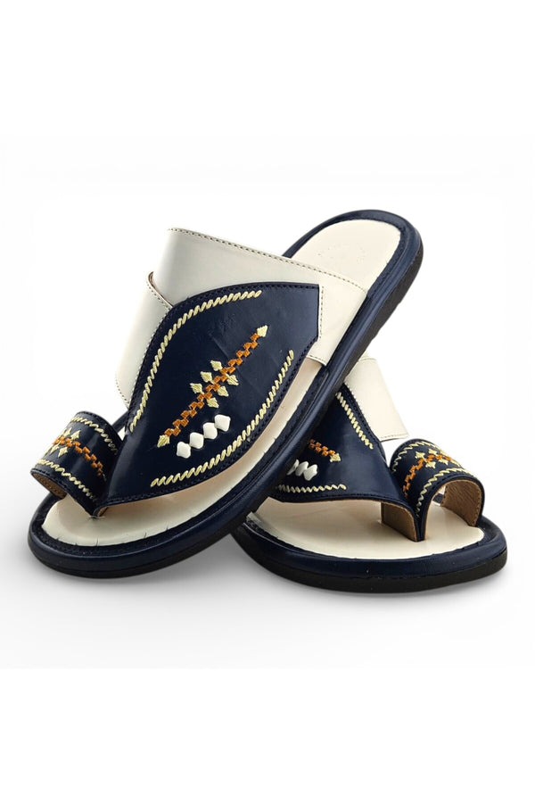 White / Navy