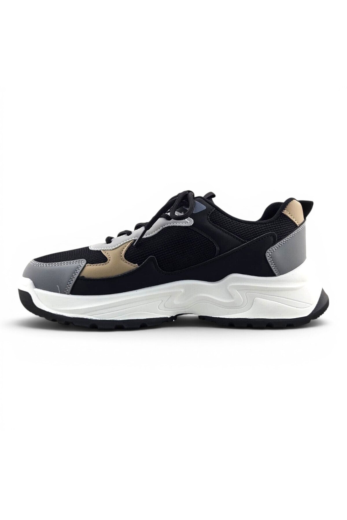Black / Dark Grey / Beige