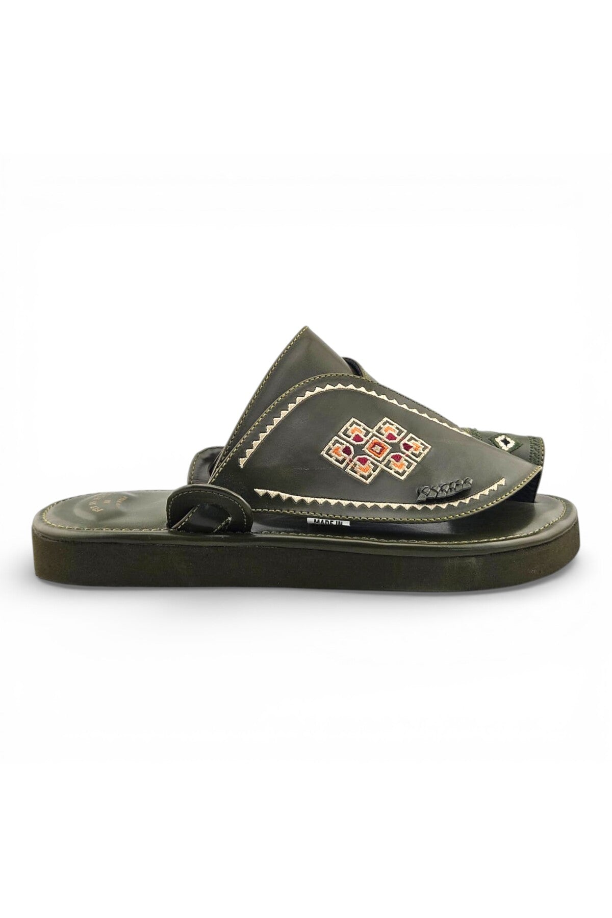 Footprint Men's Embroidered Comfort Arabic Sandals (Sharqi) Secondary image