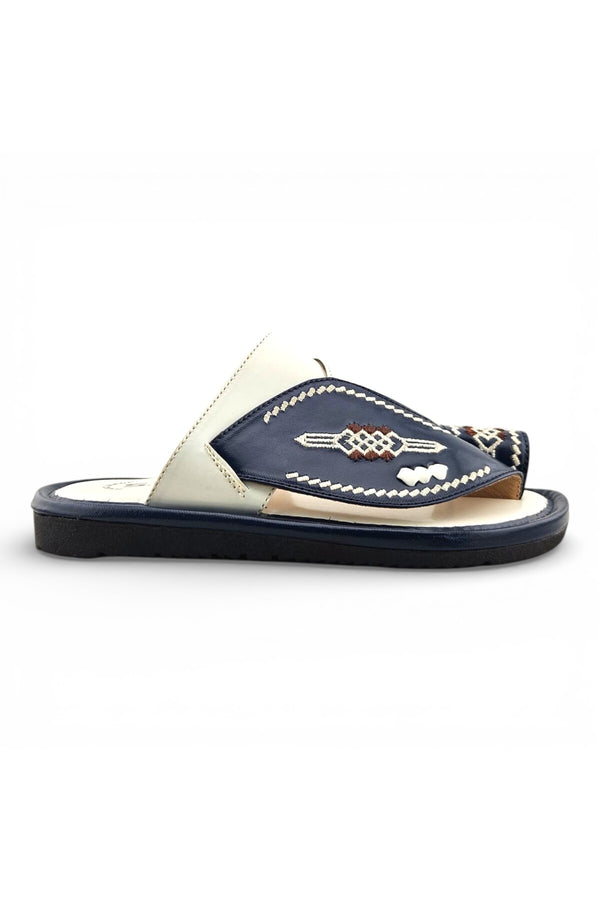 White / Navy