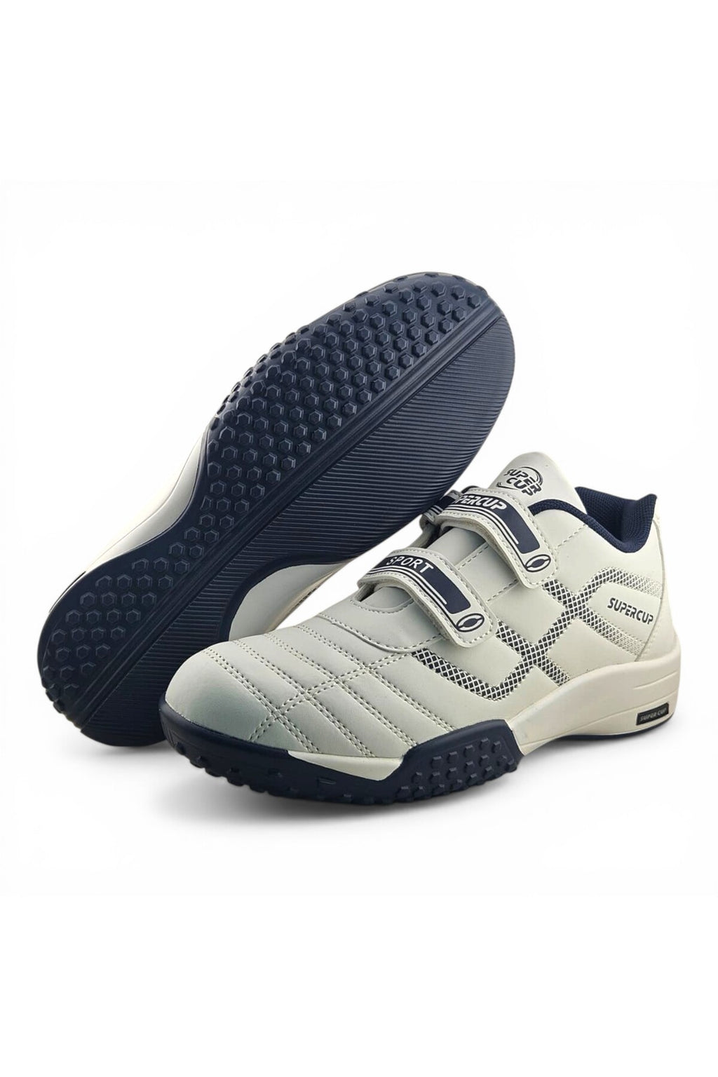 White / Navy