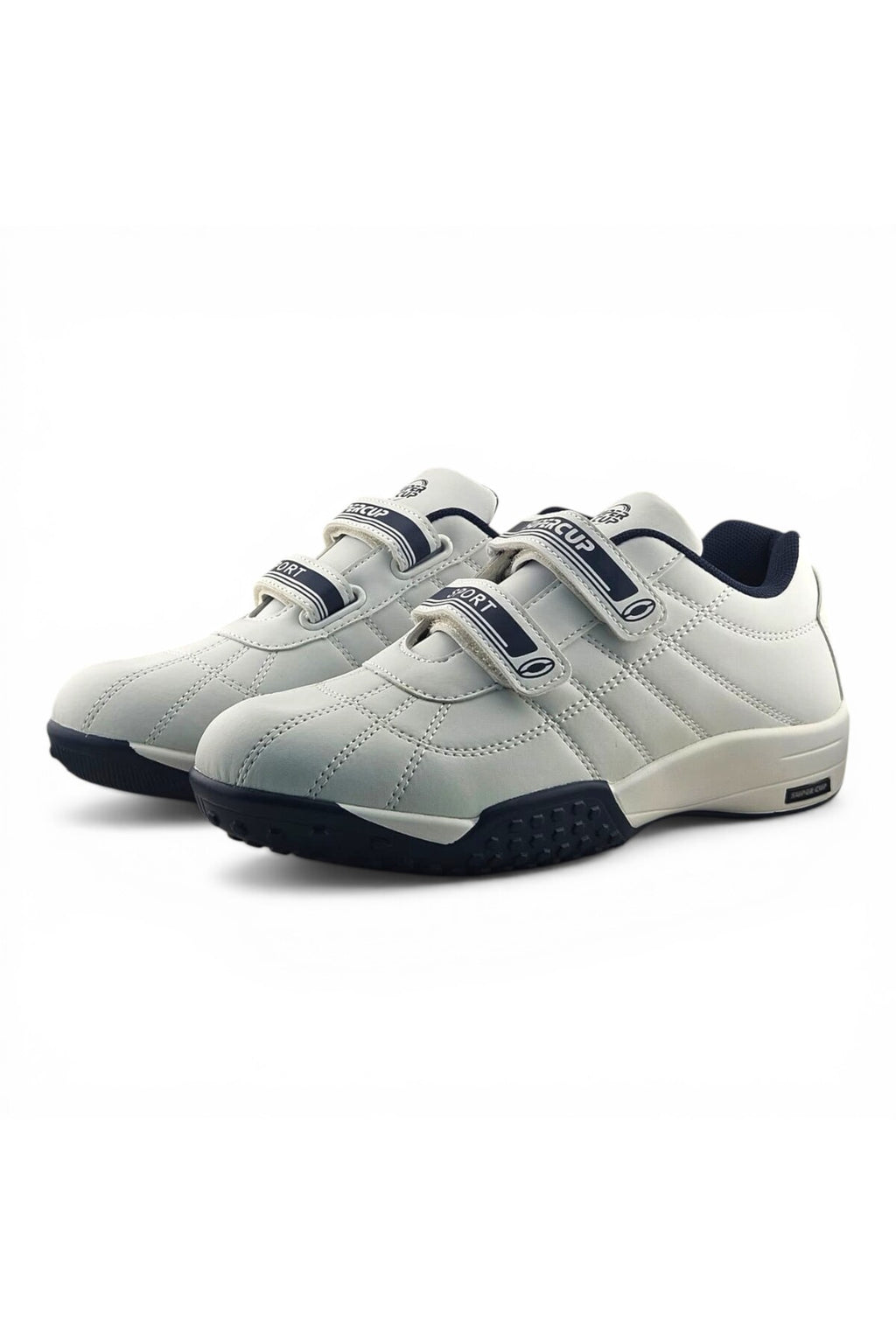 White / Navy