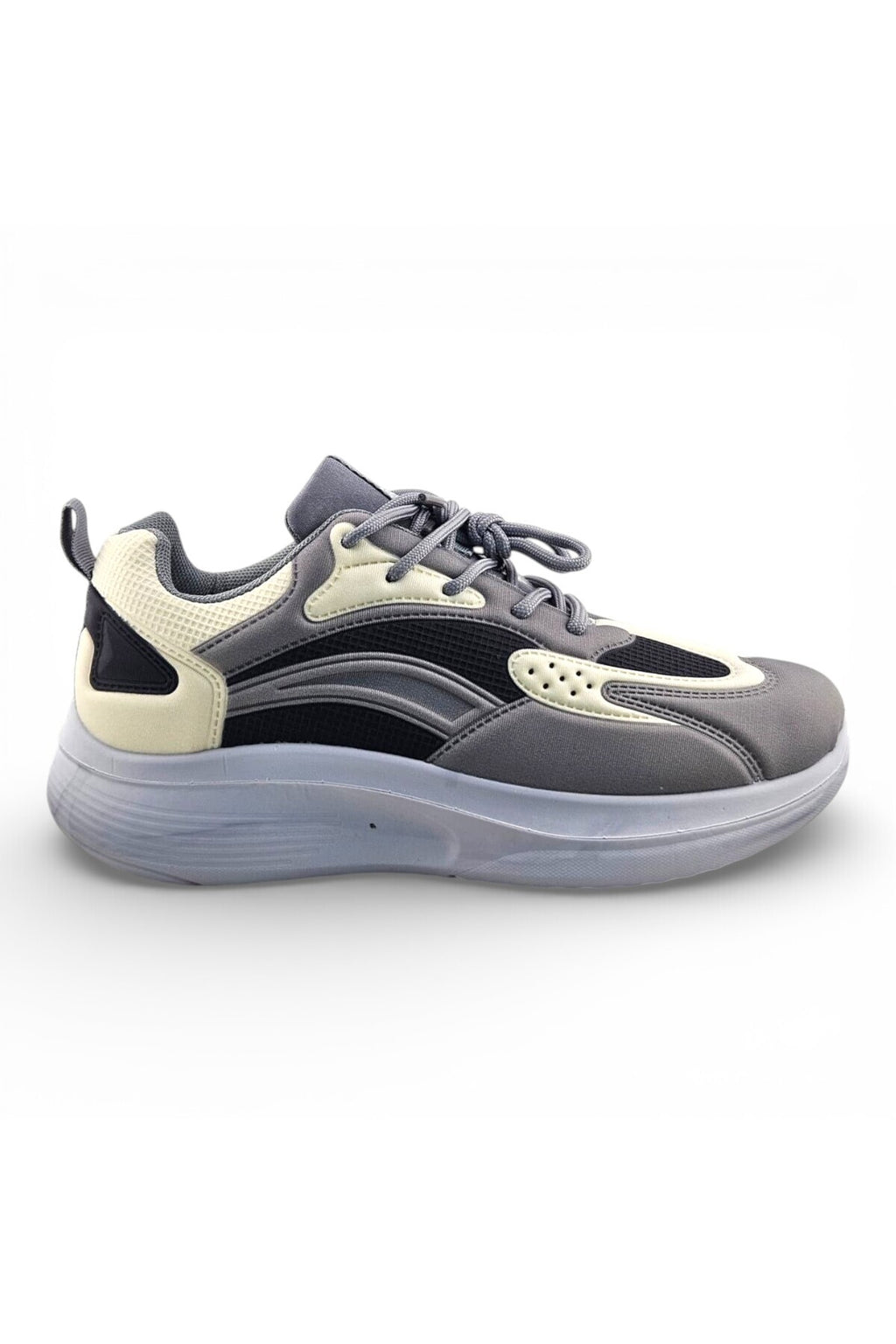 Dark Grey / Black / Off White