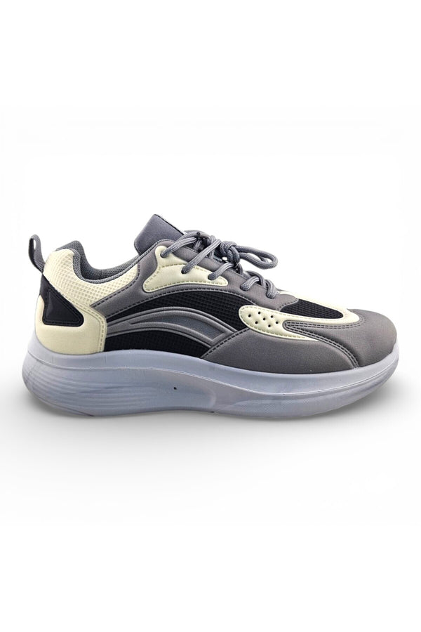 Dark Grey / Black / Off White