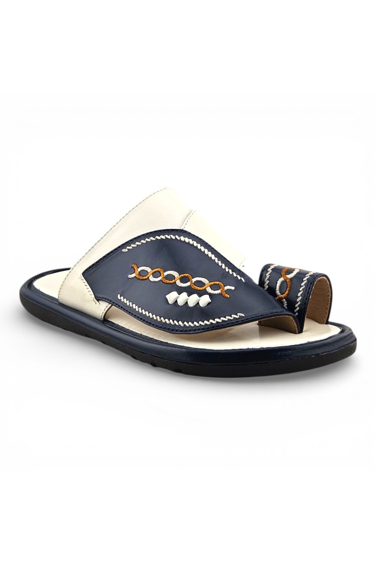 White / Navy