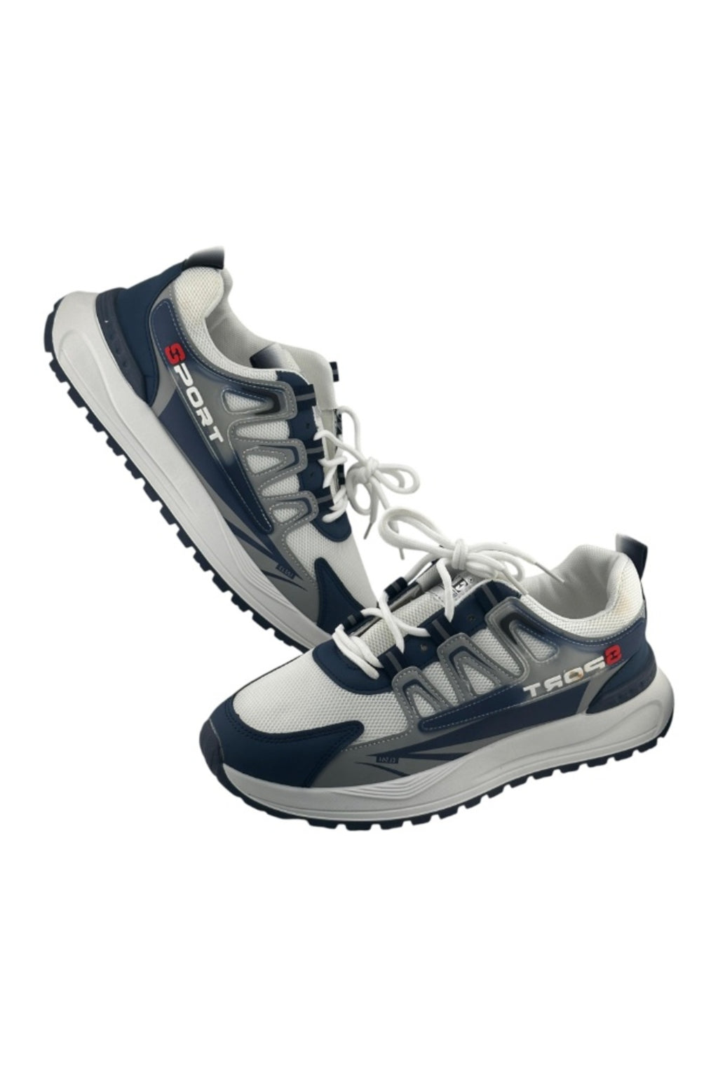 White / Navy