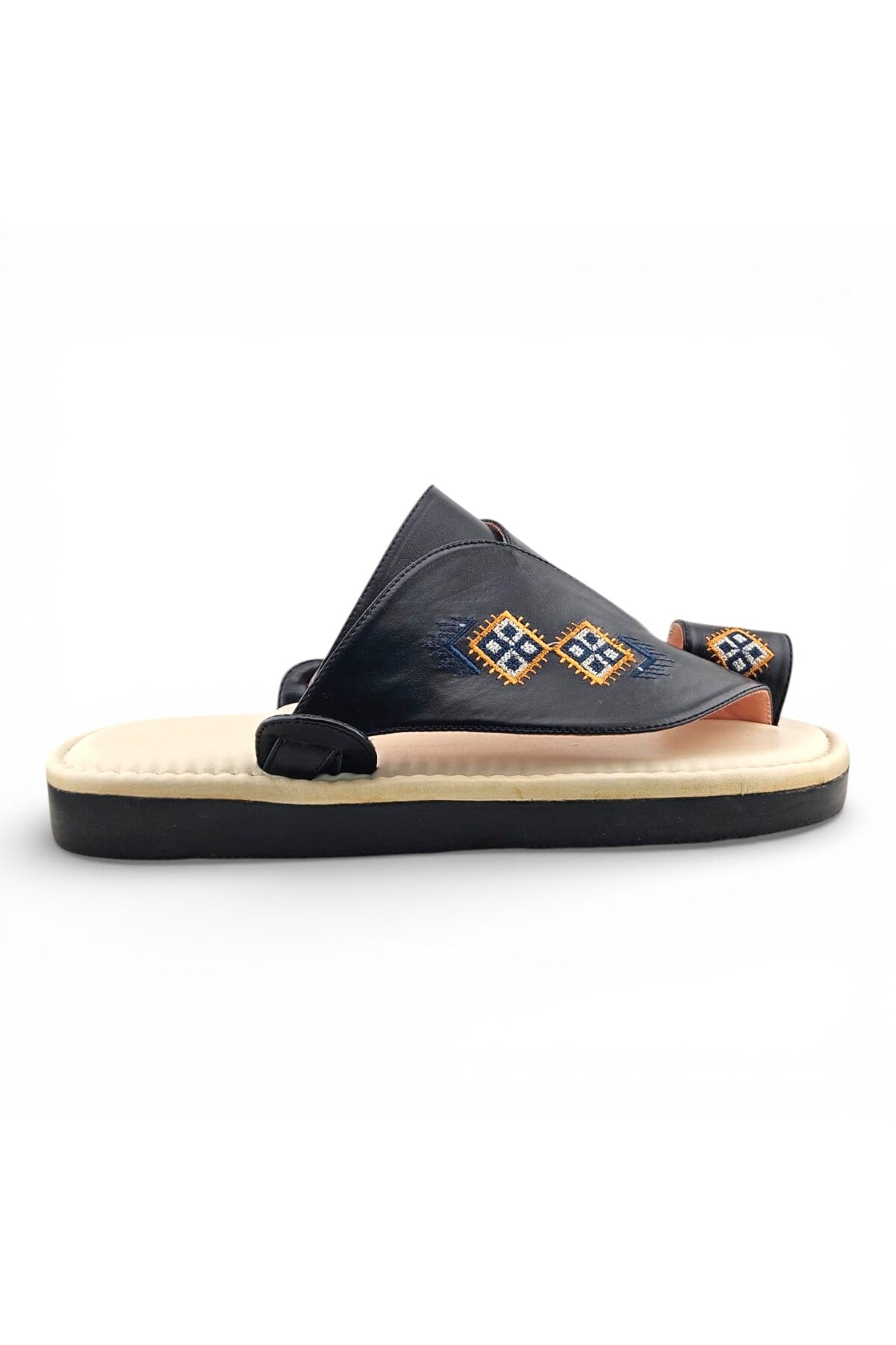 Footprint Men's Embroidered Comfort Arabic Sandals (Sharqi) Secondary image