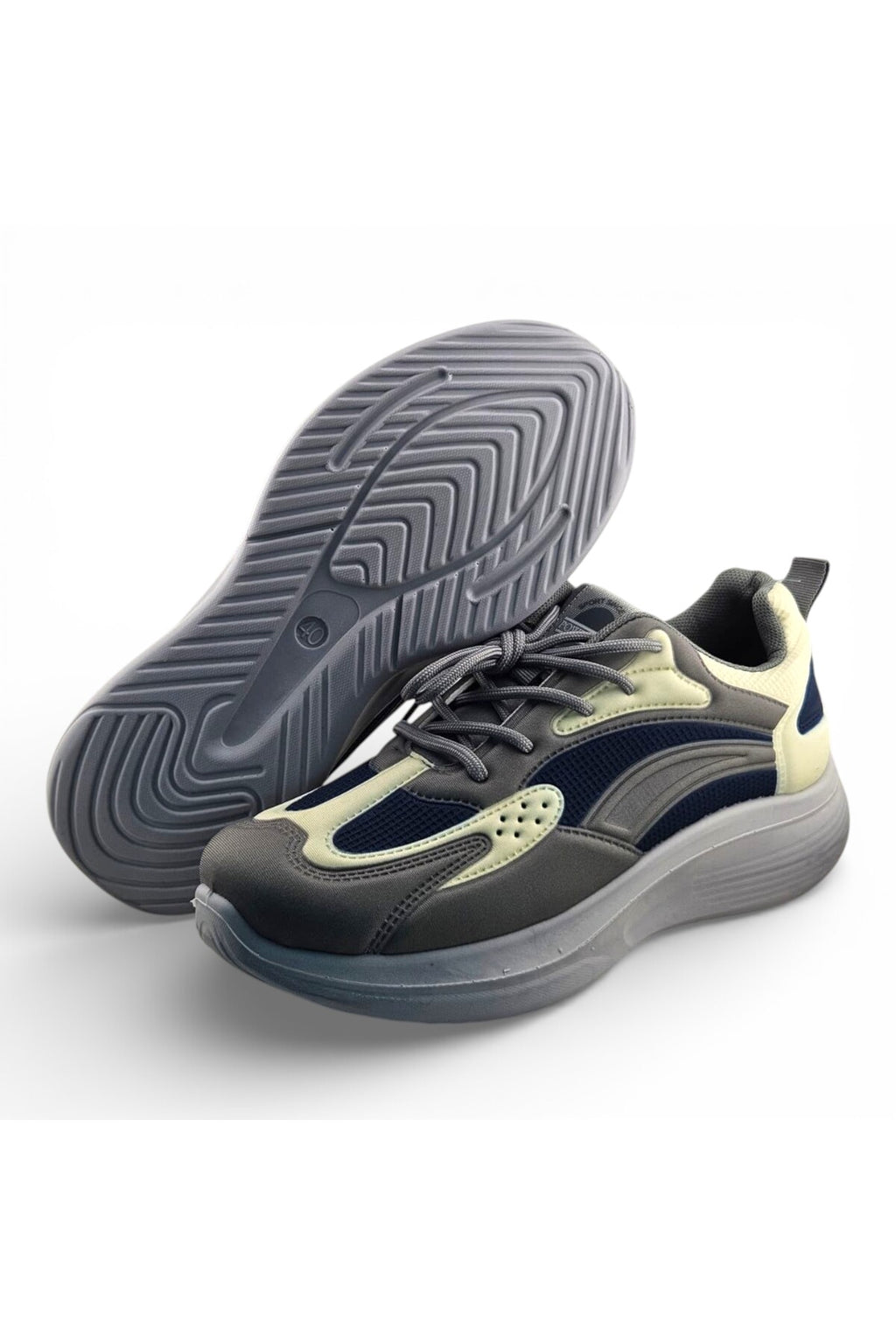 Navy / Dark Grey / Off White