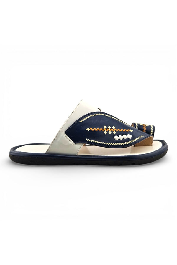 White / Navy