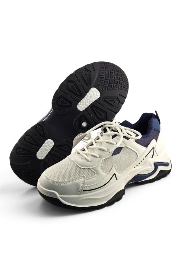 White / Navy / Grey