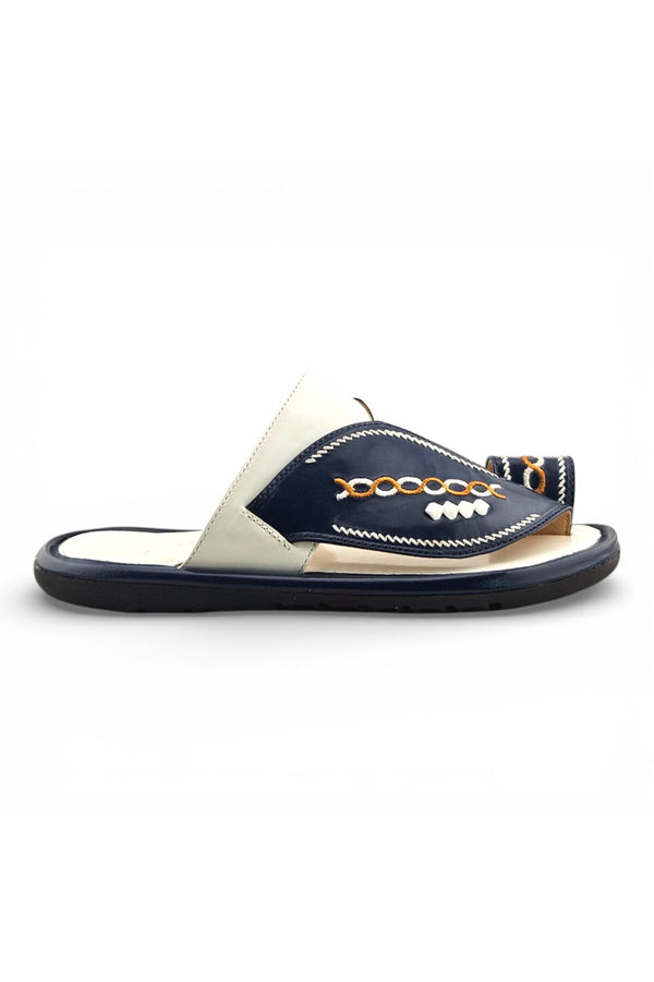 White / Navy