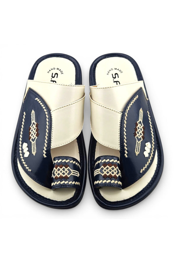White / Navy