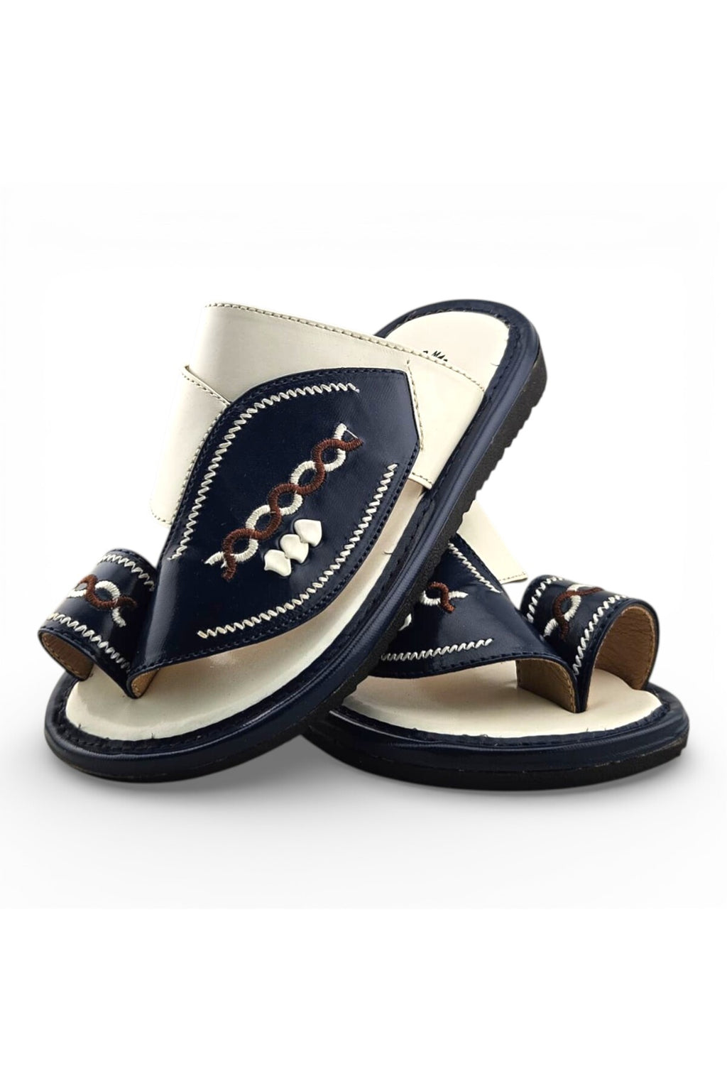 White / Navy