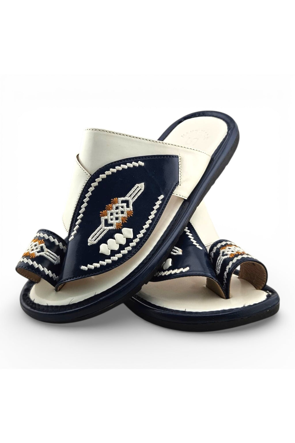 White / Navy