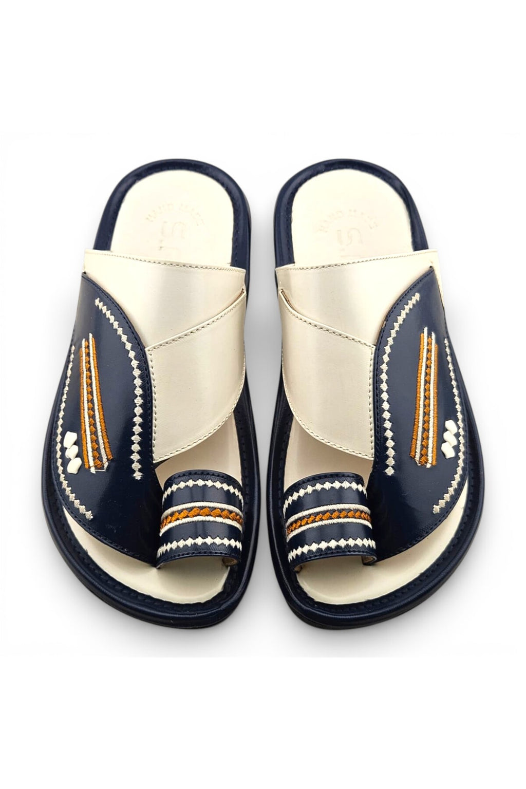 White / Navy