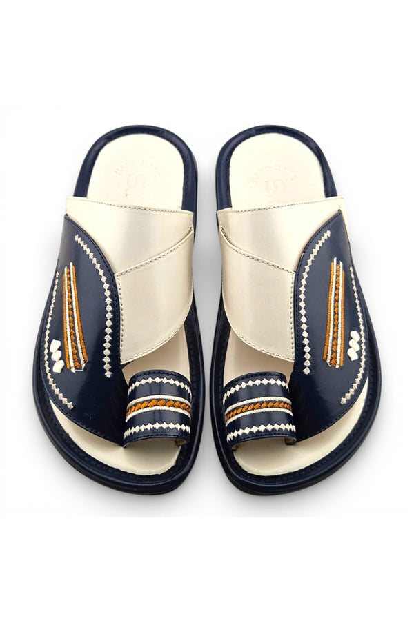 White / Navy