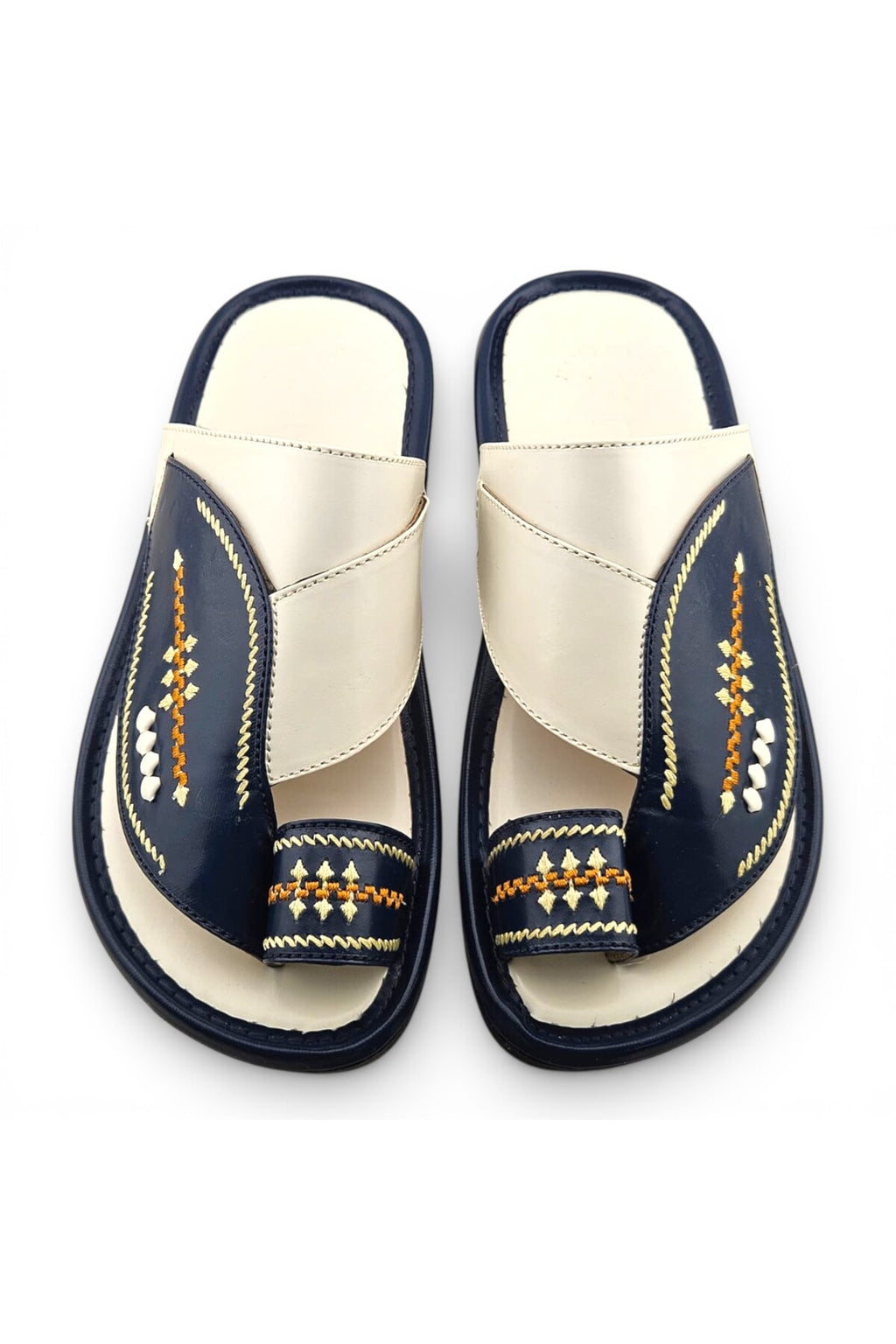 White / Navy